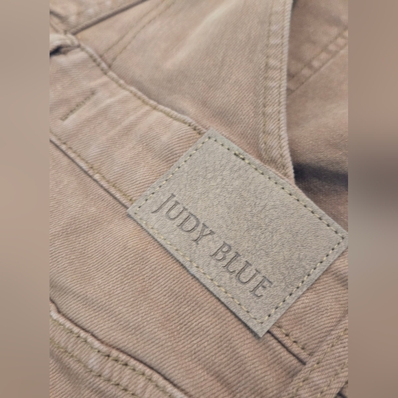 Judy Blue Brown Denim Overalls Shirts Size 1XL - Picture 6 of 7